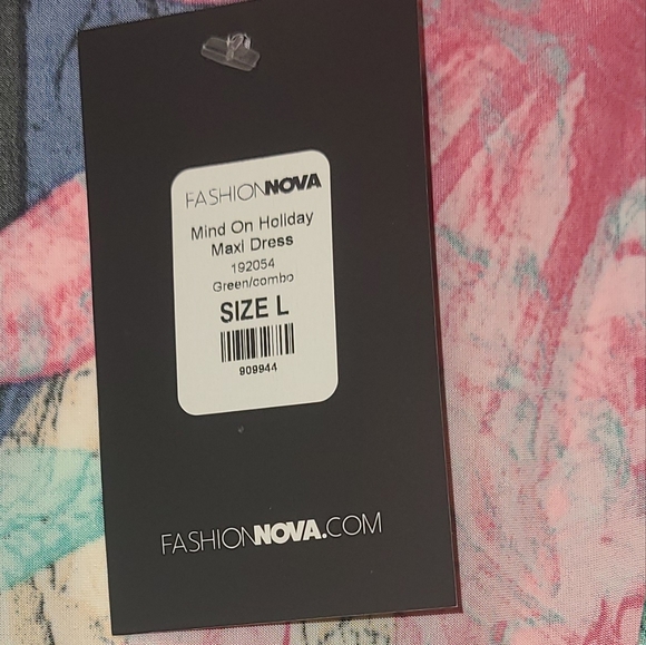 Multi-colored Maxi Dress Large Size from Fashion Nova - Picture 4 of 4